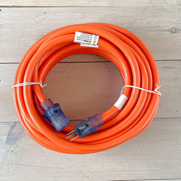 50' 10/3 Orange Extension Cord with Lighted Outlet