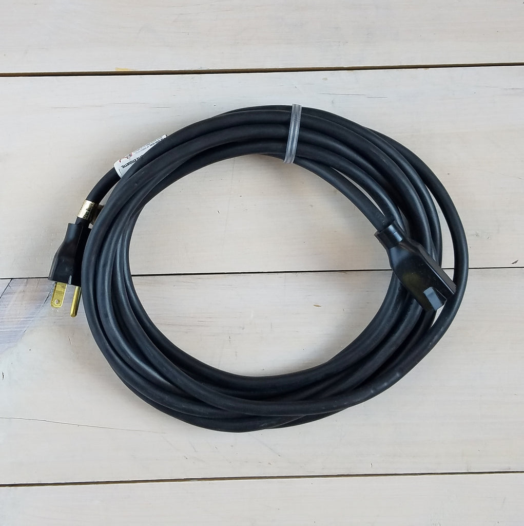 15' 14/3 SJTW Black Extension Cord - USA